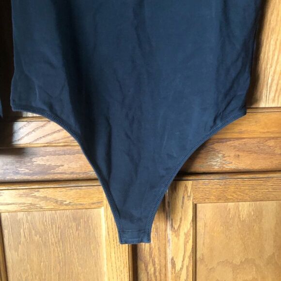 Everlane V-Neck Long Sleeve Thong Bodysuit - L - Picture 6 of 11